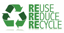 Reuse, Reducue, Recycle